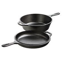 Lodge – Bộ nồi chảo gang (26cm;2.84L)