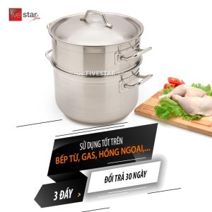 Bộ nồi xửng hấp inox Fivestar 32cm