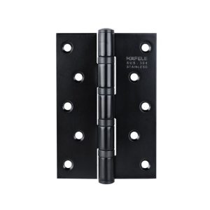 Bản lề lá 4 vòng bi 127 x 89 x 3 mm màu đen Hafele 926.20.053