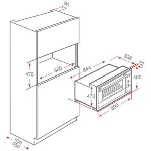940 - LÒ NƯỚNG ÂM TỦ TEKA HL 940