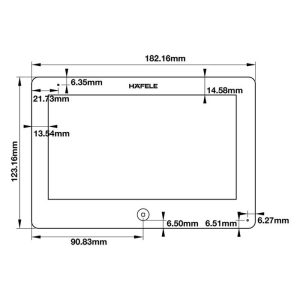 959 1 - Màn hình cửa SLEEK 7" - Điều khiển cảm ứng 959.23.082