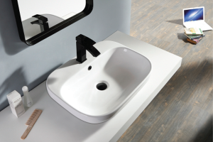 BB 300215 1 - Chậu rửa mặt bán âm bàn lavabo Bello BB-300215