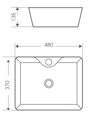 BB 800311 2 - Chậu rửa mặt đặt bàn lavabo Bello BB-800311