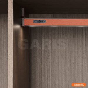 Bộ giá treo quần áo cao cấp bọc da có cảm biến Garis GW30.90L