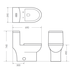 Bon cau mot khoi BELLO BT 800537 3 1 - Bồn cầu một khối BELLO BT-800534