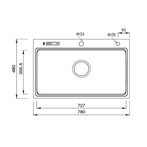 Chậu rửa bát KAFF KF-HM7848A