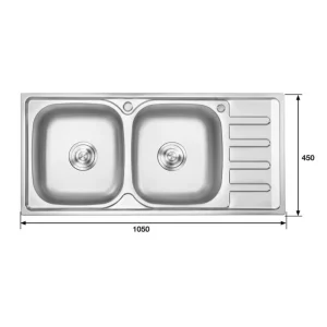 Chậu rửa bát KAFF KF-P10545