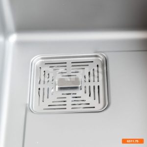 Chau rua chen bat 1 ho to kem 1 ho phu thao roi duoc Garis GS11 75 3 scaled 1 - Chậu rửa chén bát 1 hố to kèm 1 hố phụ tháo rời được Garis GS11.75