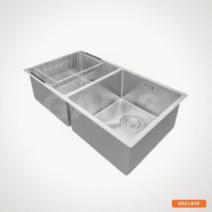 Chau rua chen bat 2 ho can long sau am ban da Garis GS21 81D 2 600x600 1 - Chậu rửa chén bát 2 hố cân lòng sâu âm bàn đá Garis GS21.81D