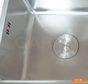 Chau rua chen bat co 1 ho nho Garis GS11 58 6 - Chậu rửa chén bát có 1 hố nhỏ Garis GS11.58