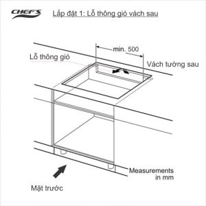 DIH6666 - Bếp từ đôi Chefs EH-DIH666