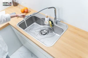 DSC08376 YNI1Jzmm 1 - CHẬU RỬA BÁT NOBINOX ROSA NN975D
