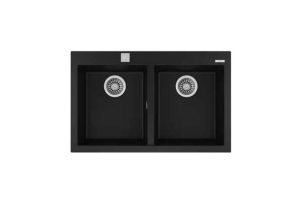Chậu rửa chén Teka FORSQUARE 2B 790 BLACK 115260014