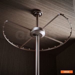 Giá xoay 1 tầng treo quần áo Garis GW32R