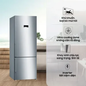 KGN56XI40J 2 - Tủ Lạnh 2 Cánh Ngăn Đá Dưới BOSCH HMH KGN56XI40J Series 4