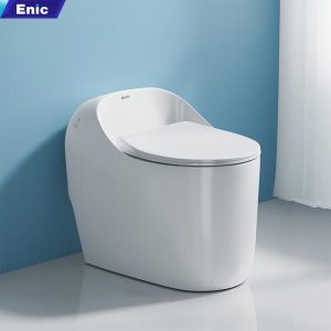 Bồn cầu trứng Enic E10 lưng thẳng - trắng