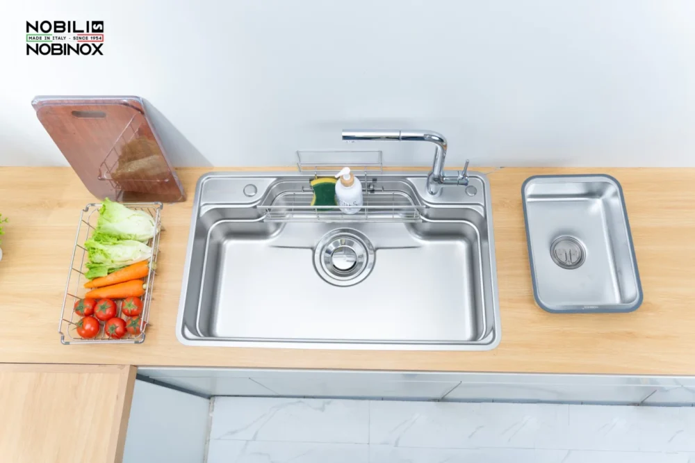 NOB09321 - CHẬU RỬA BÁT NOBINOX LIKEN NL792D CHẬU RỬA BÁT NOBINOX LIKEN NL792D