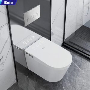 Bồn cầu thông minh treo tường Enic Smart H01 (Nút điều khiển nâng cấp)