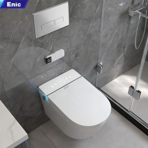 Bồn cầu thông minh treo tường Enic Smart H03 (Nút điều khiển tròn)
