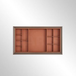 Ngăn kéo đựng đồ có chia ô bọc da cao cấp Garis GW08.6R