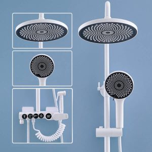 Bộ sen tắm thông minh Enic KD - TRÒN LED
