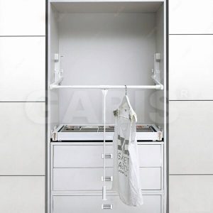 Suốt treo quần áo có tay kéo inox Garis GW14