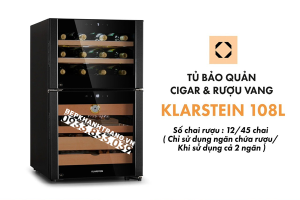 Untitled 3 2 - TỦ BẢO QUẢN CIGAR và RƯỢU VANG KLARSTEIN EL DORADO 108L