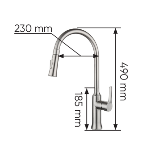 Vòi rửa KAFF KF-FC9014