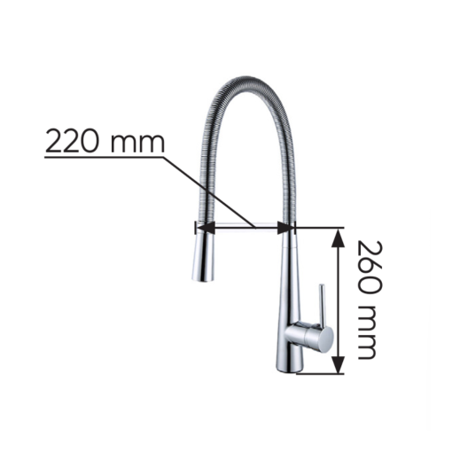 Vòi rửa KAFF KF-FC9106