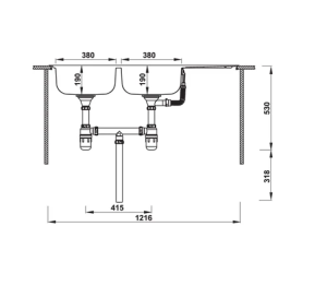 Z2 - CHẬU HÄFELE INOX CLAUDIUS HS-SD12050 567.20.513