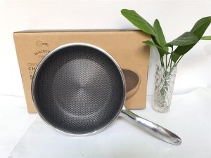 Chảo Sâu Lòng Blackcube Fivestar Inox 3 Lớp 24cm