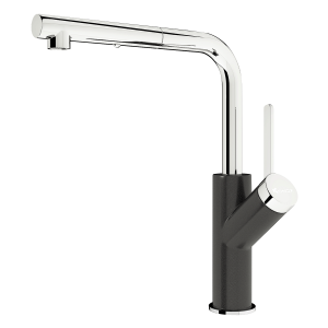 VÒI RỬA BÁT KONOX RÚT DÂY ARTAN BLACK