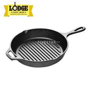 b0cc7ade - Chảo gang nướng Lodge – 26.04cm