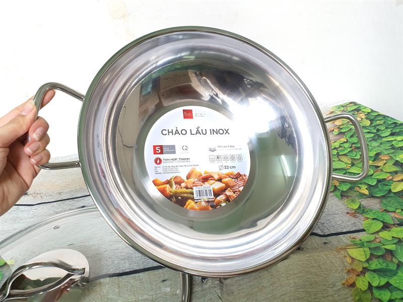 b0da693f - Chảo lẩu inox fivestar 32cm nắp kính b0da693f - Chảo lẩu inox fivestar 32cm nắp kính