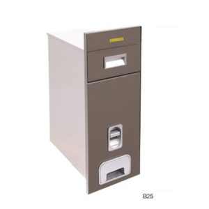 Thùng gạo gương nút nhấn EuroGold B25