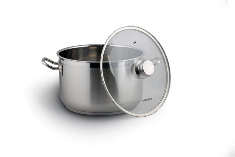 b28d9610 - Nồi inox 28cm fivestar NẮP KÍNH b28d9610 - Nồi inox 28cm fivestar NẮP KÍNH
