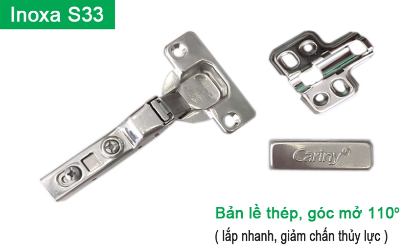 ban le giam chan cariny s33 - Bản lề Cariny INOXA S33 ban le giam chan cariny s33 - Bản lề Cariny INOXA S33