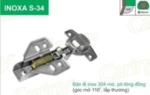 Bản lề Cariny INOXA S34
