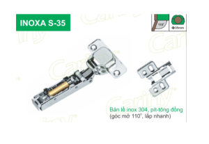 Bản lề CARINY INOXA S35