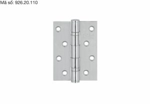 Bản lề lá Hafele 2BB 102x76x3mm cho cửa thép 926.20.110