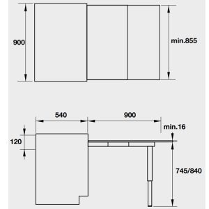 ban ve ban keo mo rong voi chan ban don co the gap duoc hafele 505 - Bàn kéo mở rộng với chân bàn đơn có thể gặp được Hafele 505.74.921
