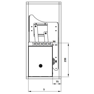 ban ve gia bat dia nang ha lento hafele 8 - Giá bát nâng hạ Hafele dạng lưới tròn 600mm 504.76.009