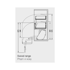 ban ve ky thuat 504 3 - Bộ kệ nâng hạ iMove 900mm 504.68.915