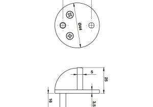 ban ve ky thuat chan cua ban nguyet hc3a4fele - Chặn cửa bán nguyệt Hafele màu crom mờ 489.70.246
