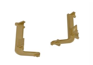 Bas liên kết hai mặt 90 độ – tay nắm Gola chữ J màu vàng Hafele 126.37.718