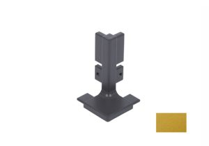Bas liên kết góc trong 90 độ – tay nắm Gola chữ J màu vàng Hafele 126.36.582