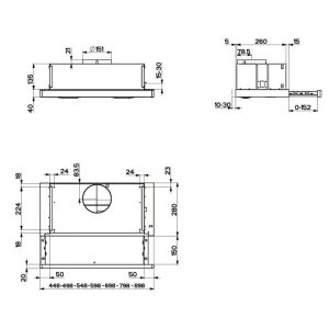 beko cooker hood ctb 9250 xh - Máy hút mùi BEKO CTB 9250 XH 90 cm