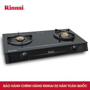 Bếp gas 6 tấc Rinnai RV-6 DOUBLE GLASS (L), Chén đồng có đầu hâm