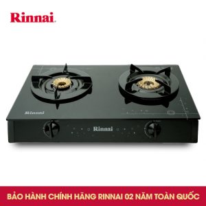 Bếp gas 6 tấc Rinnai RV-6 DOUBLE GLASS (SP), Chén đồng có đầu hâm