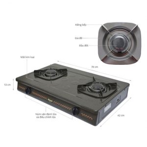 bep gas 7 tac rinnai rv 287gn chen thep duc 1613307558 0 - Bếp gas 7 tấc Rinnai RV-287GN, Chén thép đúc
